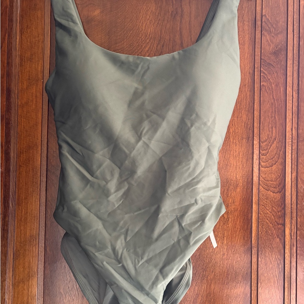 J. Crew Womens size 10 Olive Swimsuit